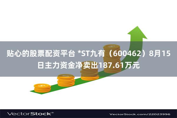 贴心的股票配资平台 *ST九有（600462）8月15日主力资金净卖出187.61万元